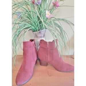 Market & Spruce Size 10 Buckle Booties EUC